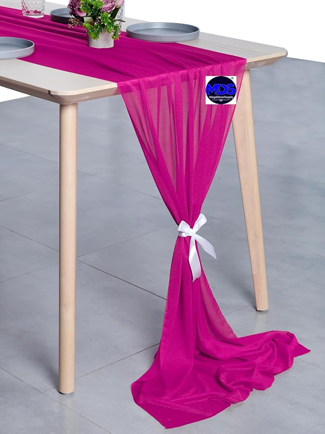 MDS Halloween Chiffon Table Runner - Image 3