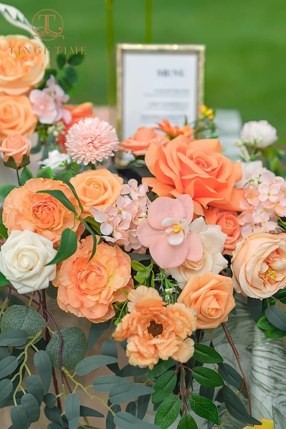 TINGE TIME Artificial Sweetheart Flower Swag - Image 5