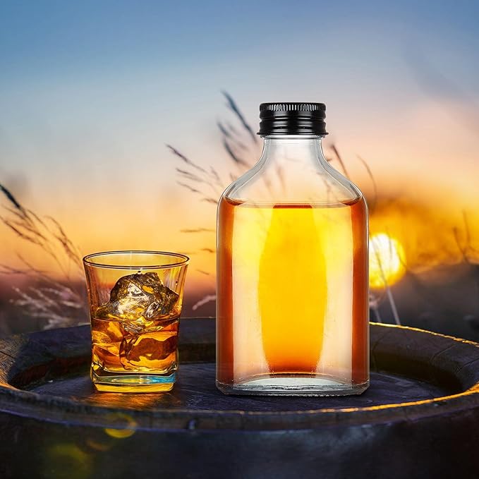 Patelai 16 Pcs Clear Glass Bottles - Image 4