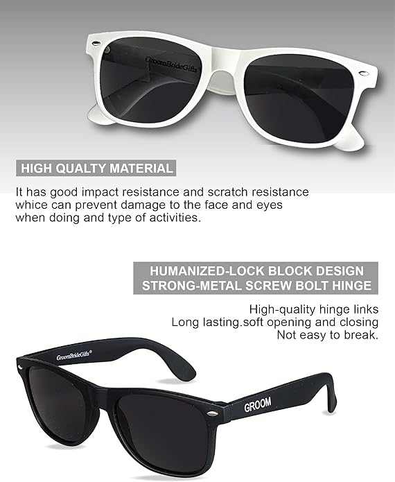 Bride and Groom Polarized Sunglasses - Image 4