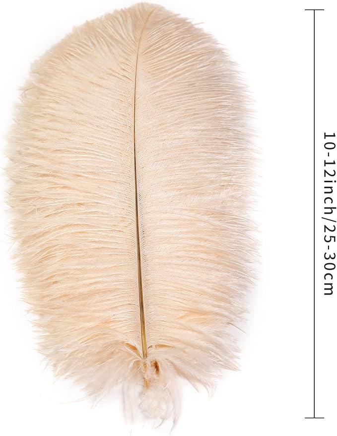 Ballinger Light Salmon Ostrich Feathers - Image 3