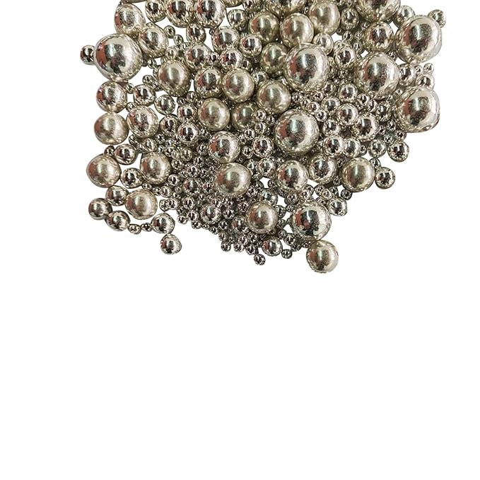 Edible Silver Sugar Pearls Candy Sprinkles 120G/ 4.23Ounce Baking Cake - Image 3