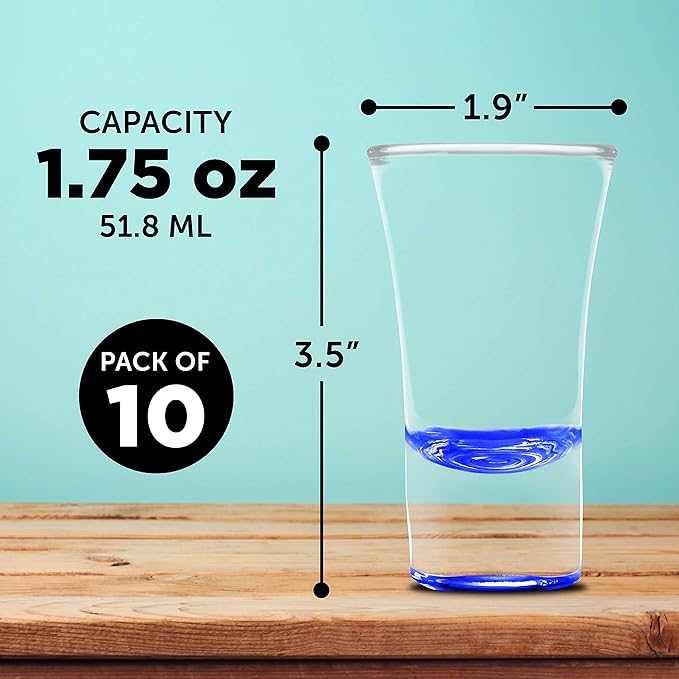 DISCOUNT PROMOS 2 oz. Lord Shooter Etched Shot Glasses, 10 pack, 21st Birthday - Image 5