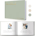 Elegant Linen Wedding Guset Book by WeddingGiftsWedding