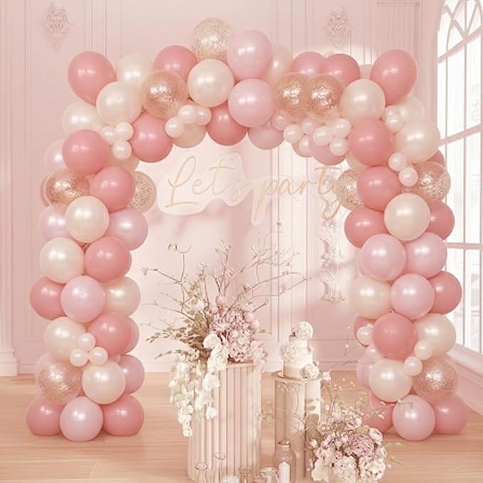 Pink and Gold Balloons - Image 4