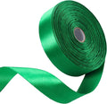 1 Inch Emerald Green Satin Ribbon 50 Yards Solid Fabric Ribbons by Celadora