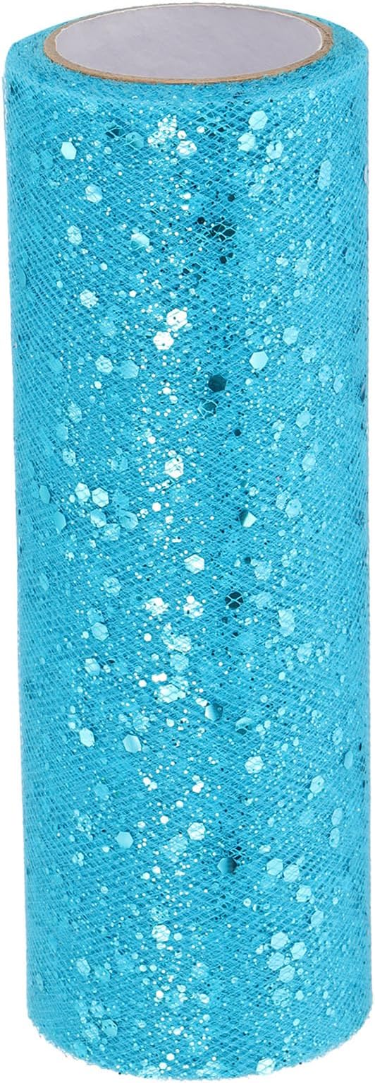 PATIKIL Tulle Fabric Rolls, 6 Inch by 10 Yards Fabric Spool Tulle Sparkling by PATIKIL
