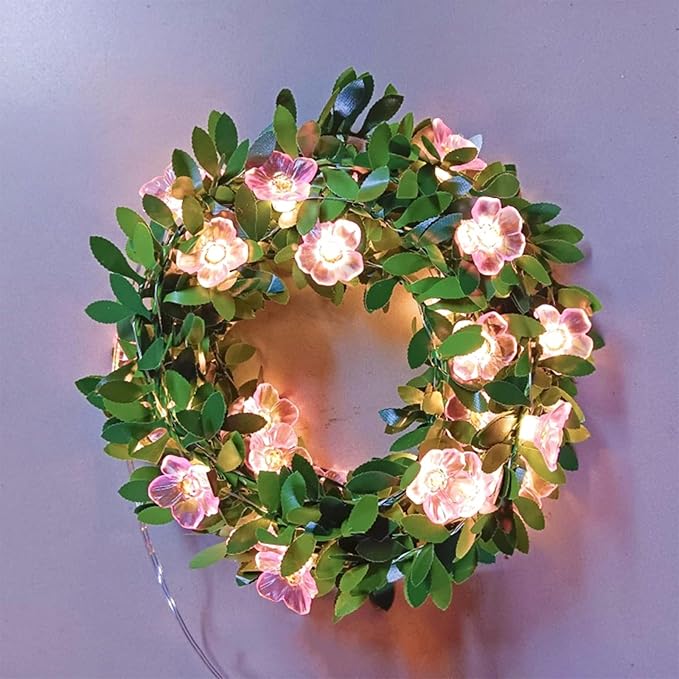 Decorative Fairy Vine Flower String Lights by KeretubyLEDDecorationLights