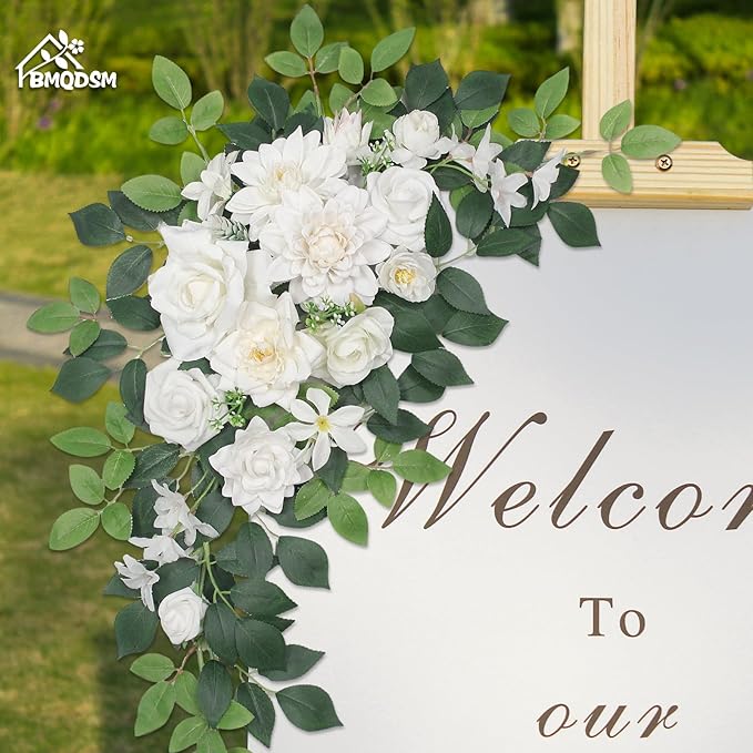 Pack of 2 Artificial Flowers for Backdrop Decoration, Wedding Arch Flowers - Image 3