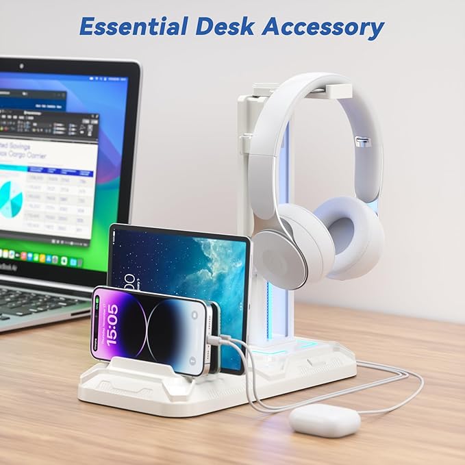 KDD Headset Stand with Charging Station - Image 7