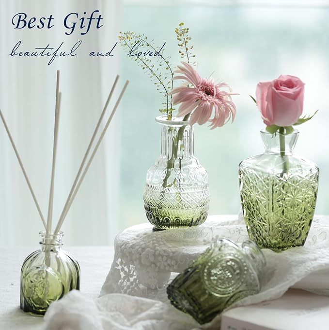 Bud Vases Set of 40 Pcs, Small Flower Vases - Image 2