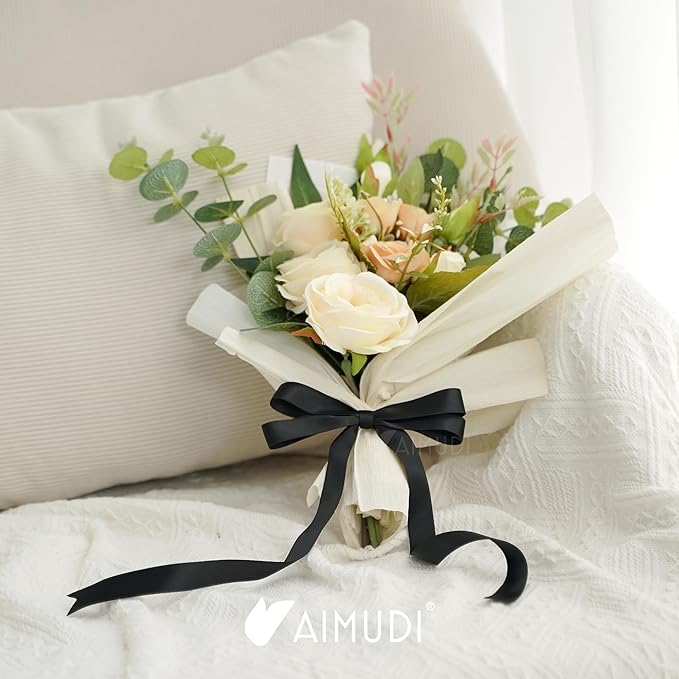 AIMUDI Black Bow 5 × 10" Satin Bow - Image 3