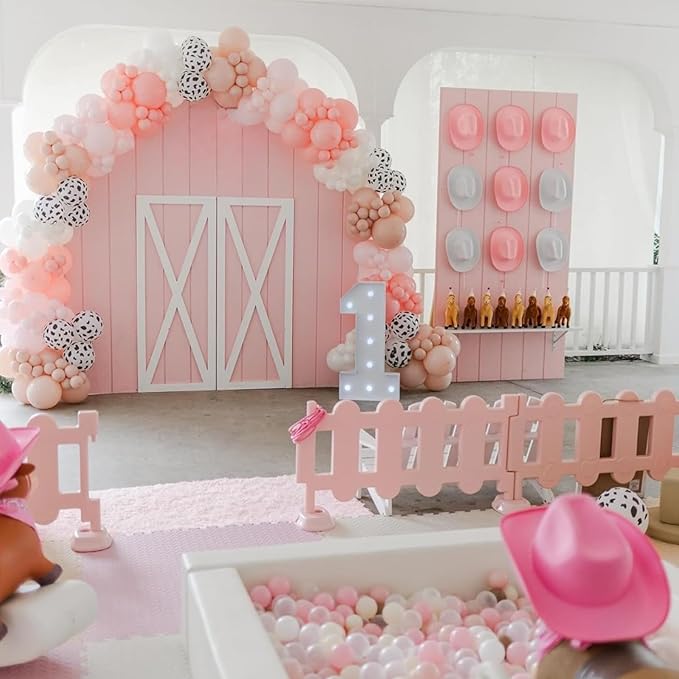 Paready Pink Cow Balloons Set - Image 5