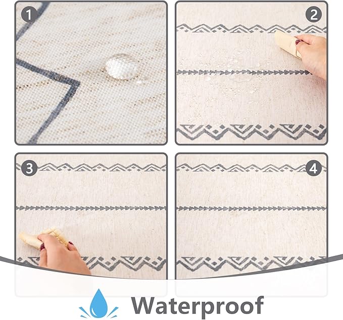 MYSKY HOME Boho Rectangle Tablecloth - Image 3