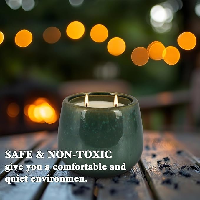 1 Pack Outdoor Citronella Candle Ceramic Mug |Outdoor - Image 3