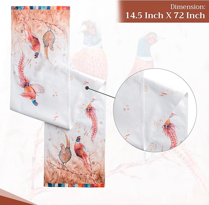 Maison d' Hermine Table Runner 100% Cotton Double Layer Table Runners 72 inches - Image 4
