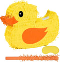 Duck Pinatas Bundle with a Blindfold and a Bat, Farm Animal Theme Parties and by Birchio