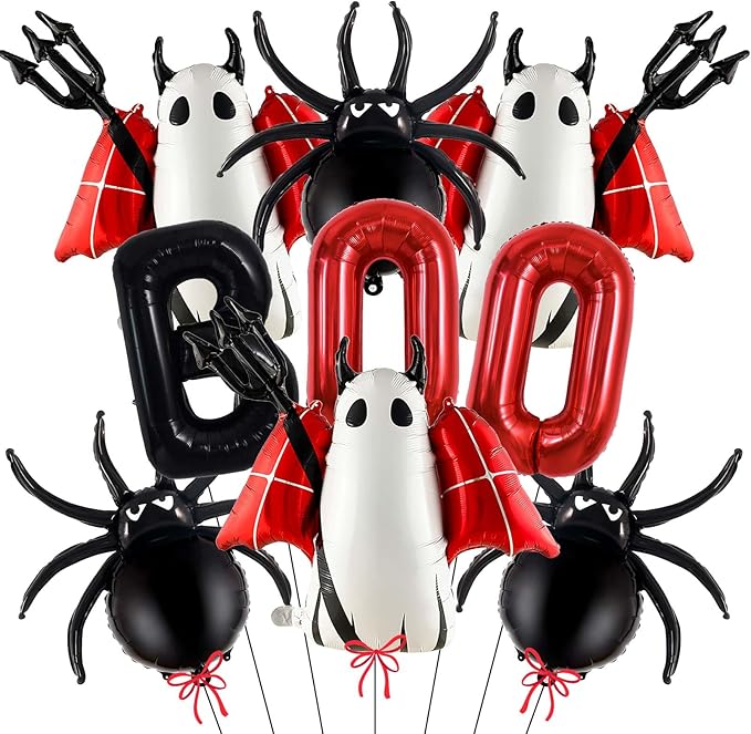 Halloween Balloons Decorations, Spider Foil Balloon by Wclliuchi