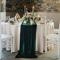 Luxurious Velvet Table Runner, 10ft Wedding Reception Decorations, 20x120inch by EHLDekol