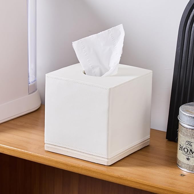 Tissue Box Cover Square Resin Tissue Holder - Image 6