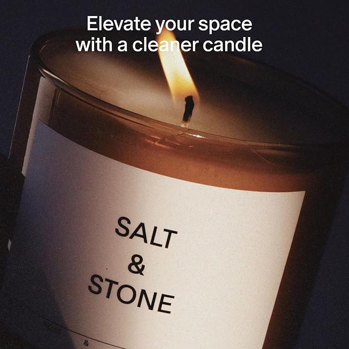 SALT & STONE Scented Candle for Women & Men | Hand-Poured, Aromatic & Fragrant - Image 2