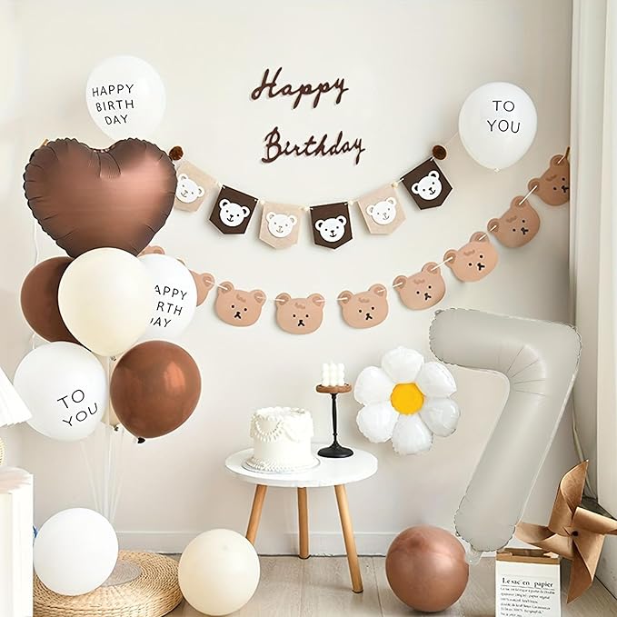40 Inch Cream White Number 7 Balloon Mylar Big Foil Helium Number 17 27 77 - Image 3