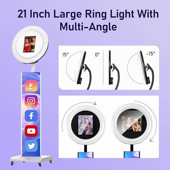 MWE Portable Photo Booth Machine Stand Compatible - Image 5