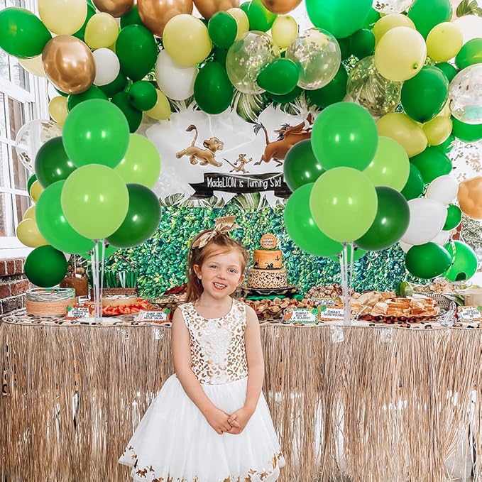TONIFUL 4 Green Table Centerpiece Balloons Stand Kit - Image 6