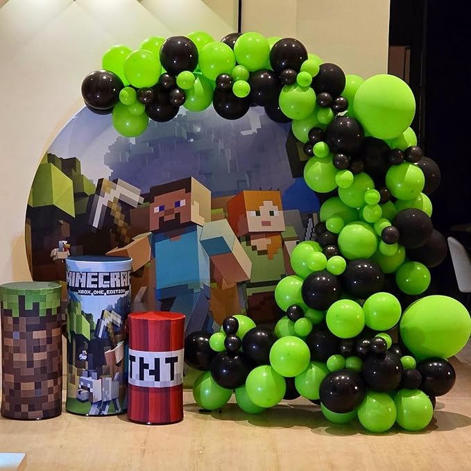 Bezente Lime Green Latex Party Balloons - Image 7