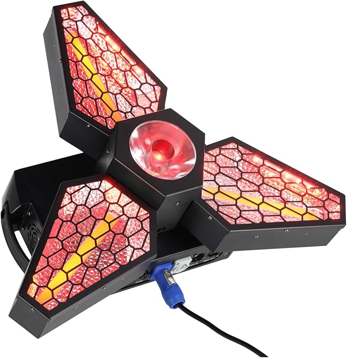 Rockville Leaf Spinner 250W 3-in-1 Rotating DJ Stage Light - Image 4
