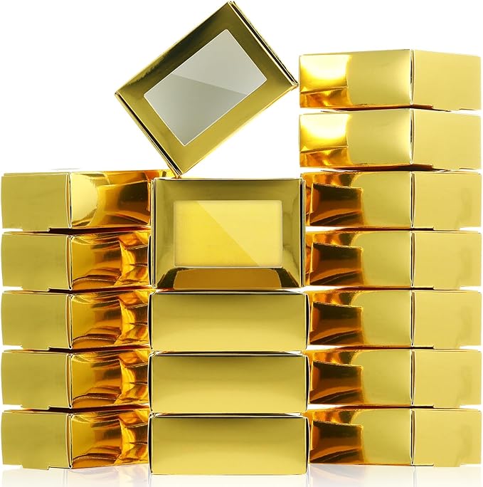 Zonon 30 Pcs Soap Boxes for Homemade Packaging, Mini Kraft Treat Boxes by Unknown