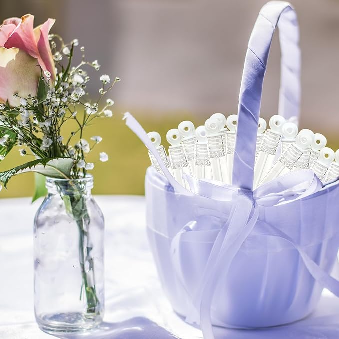 Bulk Mini Bubble Wands for Wedding 100 Count, Party Favors Supplies for Guest - Image 4