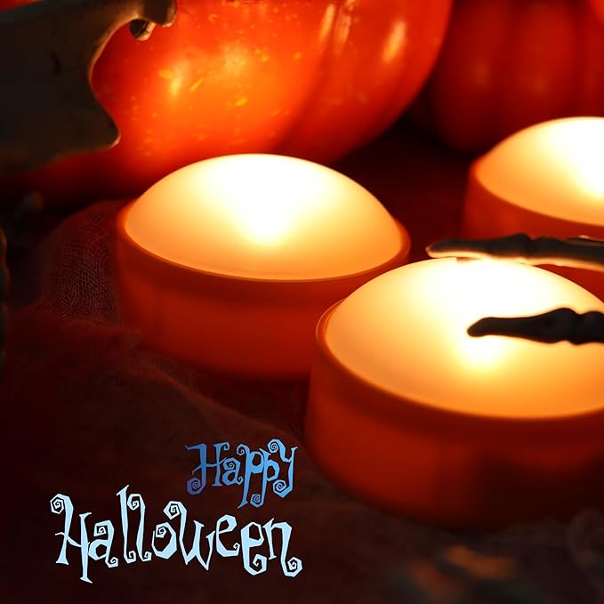 LED Pumpkin Lights with Remote and Timer, Battery Operated Bright Flickering - Image 6