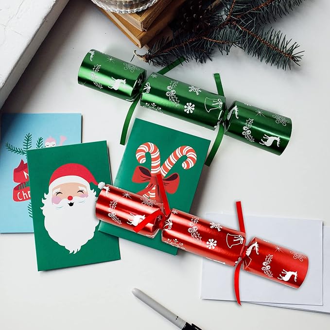 12 Pack Christmas No-snap Party Table Favors, Christmas themed Holiday Supplies - Image 4