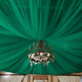 6 Panels Emerald Green Ceiling Drapes by REWOMC