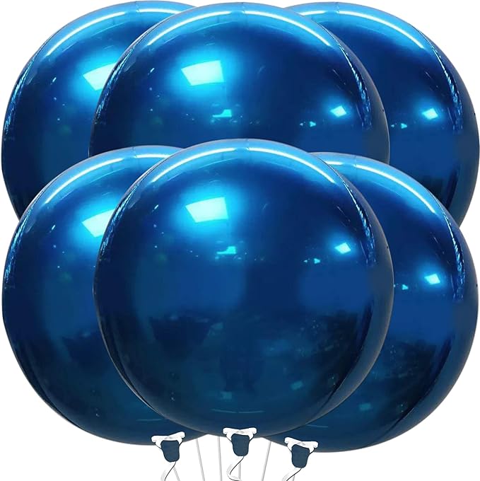 KatchOn, Mylar Metallic Blue Balloons by KatchOn