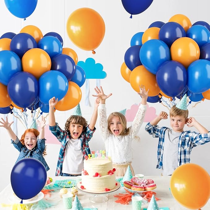 Paready Blue and Orange Balloons - Image 6