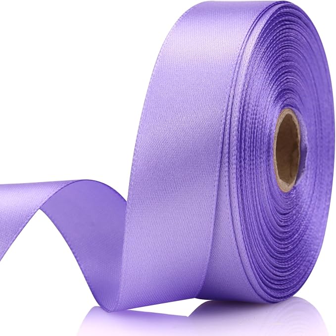 Light Purple Satin Craft Ribbon by Unknown