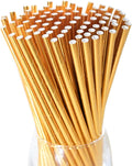 Gold Paper Straws, Disposable Drinking Straws by GLUJASBIO