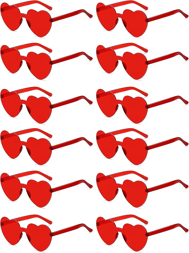 12/20/24 Pairs Heart Sunglasses by COLREA
