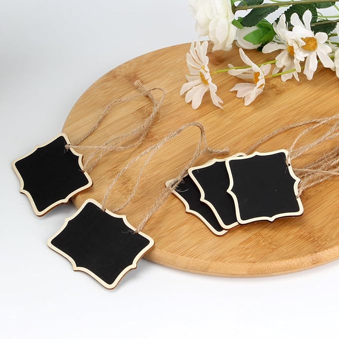 12 Pcs Mini Rectangle Chalkboard Label - Image 6