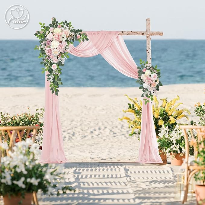 Wedding Arch Flowers Kit, Artificial Flower Arch Decor - Image 5