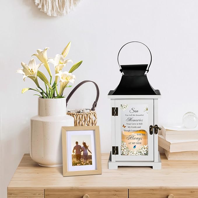 Memorial Lantern Bereavement Sympathy Gifts in Memory of Loved One Memorial - Image 2