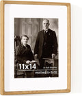 11x14 Wooden Picture Frames USA-Sourced Natural Oak Wood Solid Wood Photo Frame by Dreamland