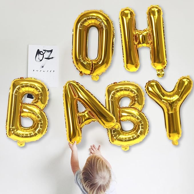 Giant P Alphabet Balloon Letters, 40 Inch Helium Mylar Foil Name Word Balloons - Image 6