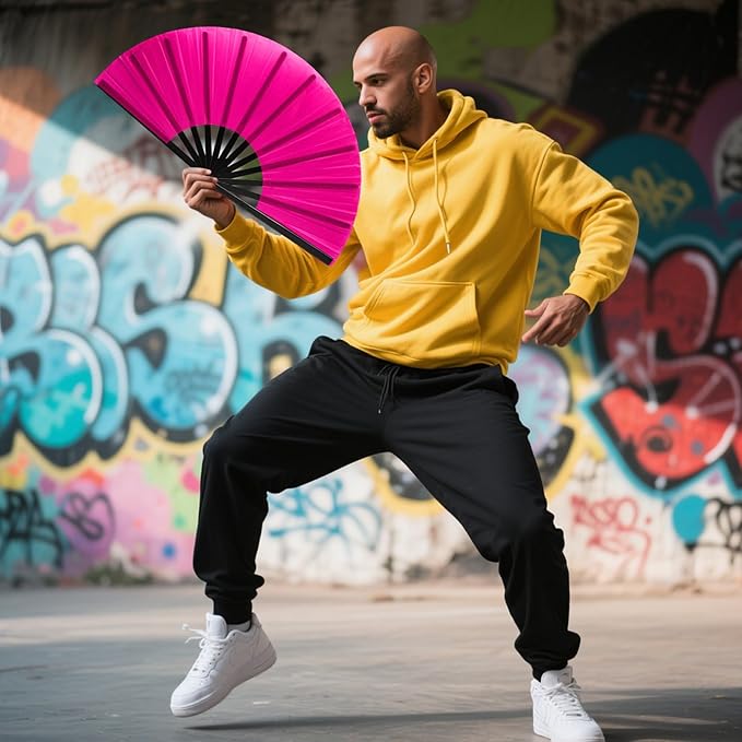 13inch Large Rave Fan Popping Clacking Fans - Image 6