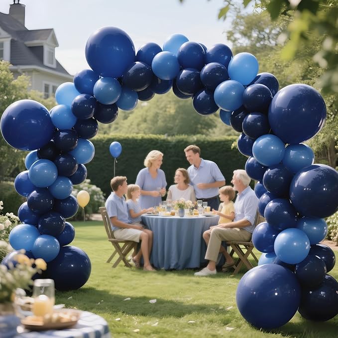 KAWKALSH Navy Blue Balloon 12 Inch - Image 5
