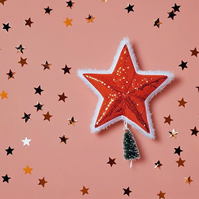 60g Orange Star Confetti - Image 6