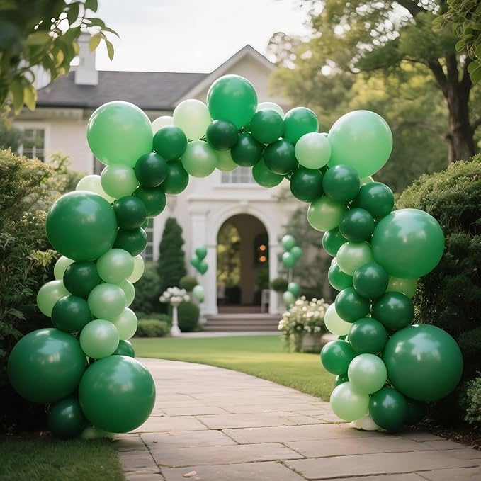 KAWKALSH Dark Green Balloon 12 Inch - Image 6