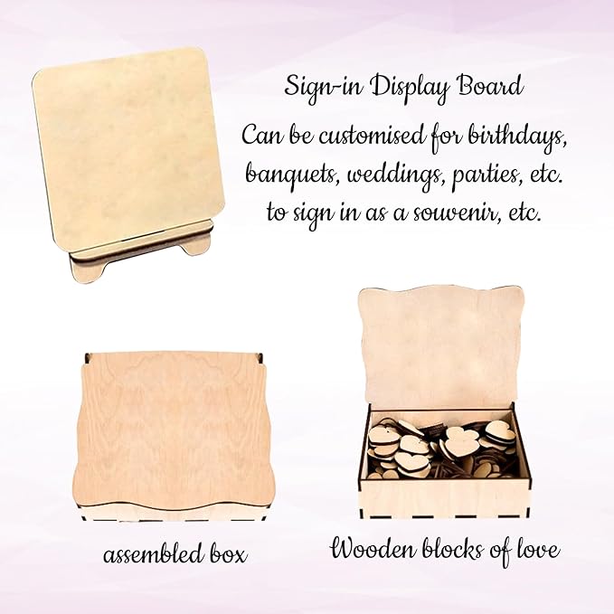 Personalized Wedding Guest Book Alternative Custom Name & Date Guestbook Sign - Image 6